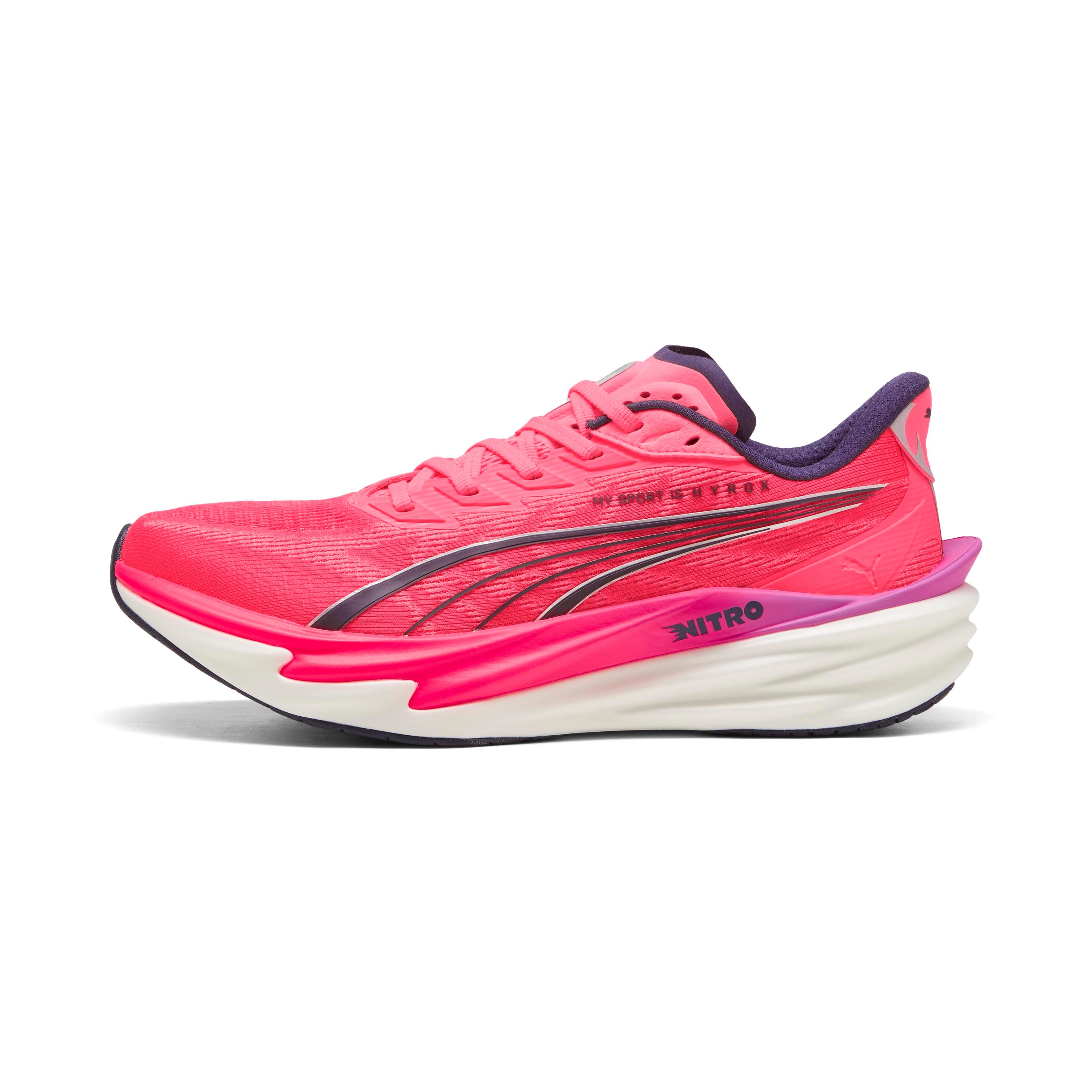 Men Deviate Nitro 4 Puma X Hyrox Puma White Electric Orchid Pure Pink