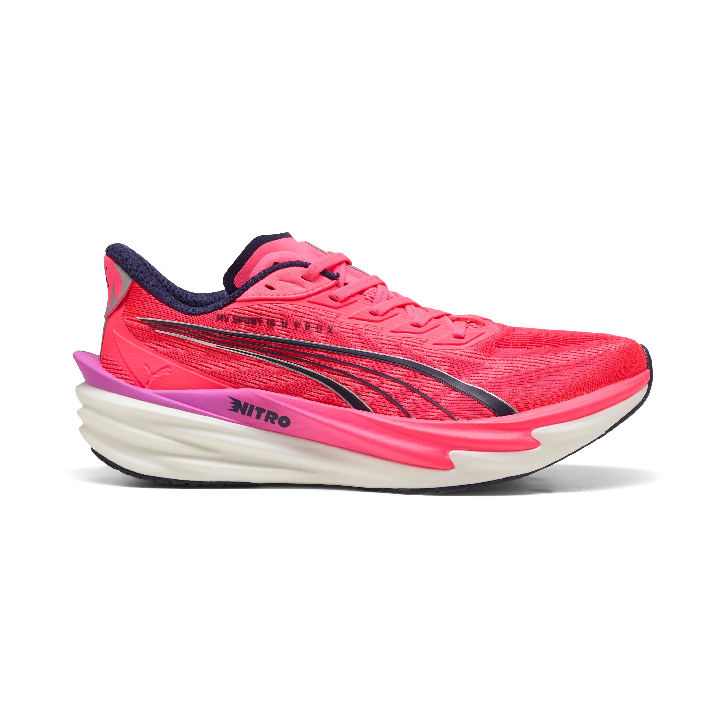 Men Deviate Nitro 4 Puma X Hyrox Puma White Electric Orchid Pure Pink