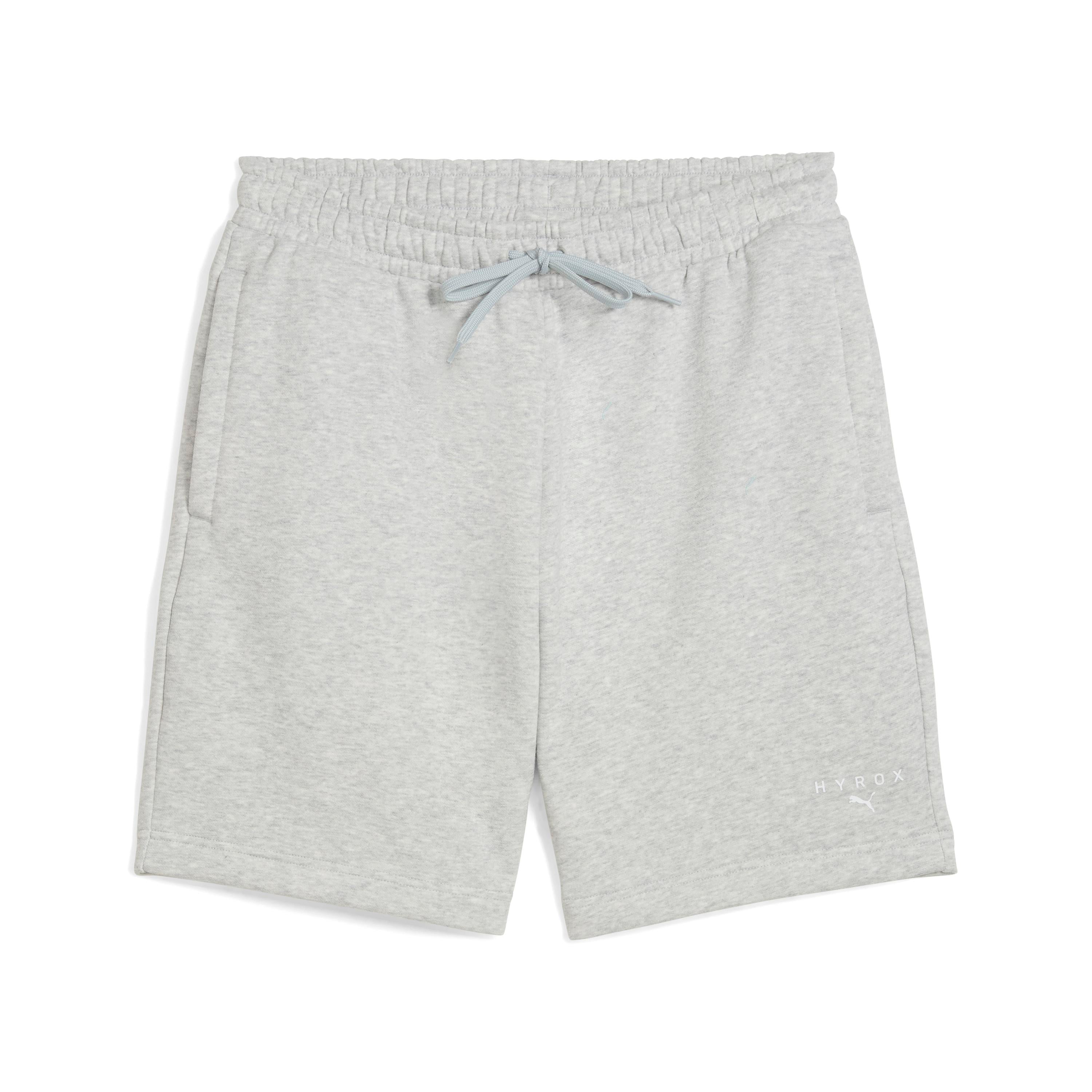 Unisex Puma X Hyrox Sweat Short Light Gray Heather