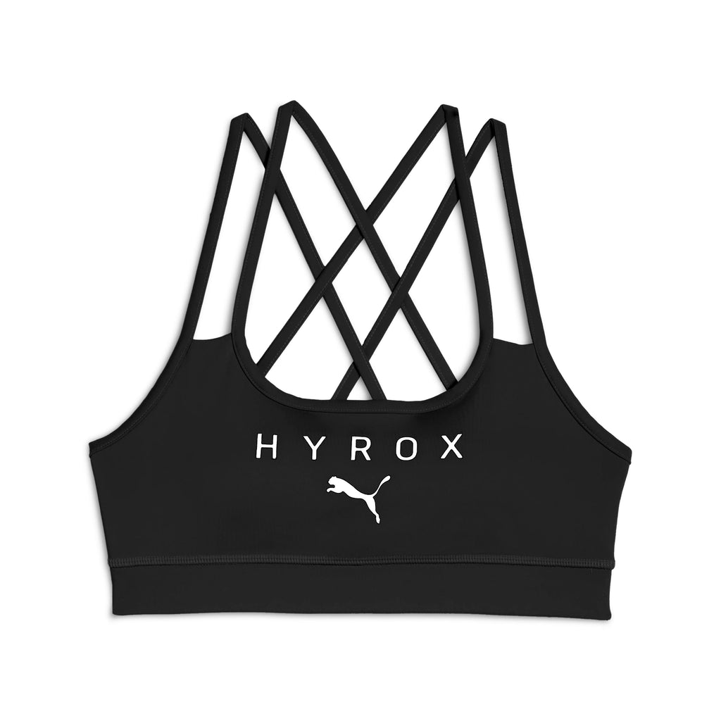 W Puma X Hyrox Move Strappy Bra Puma Black