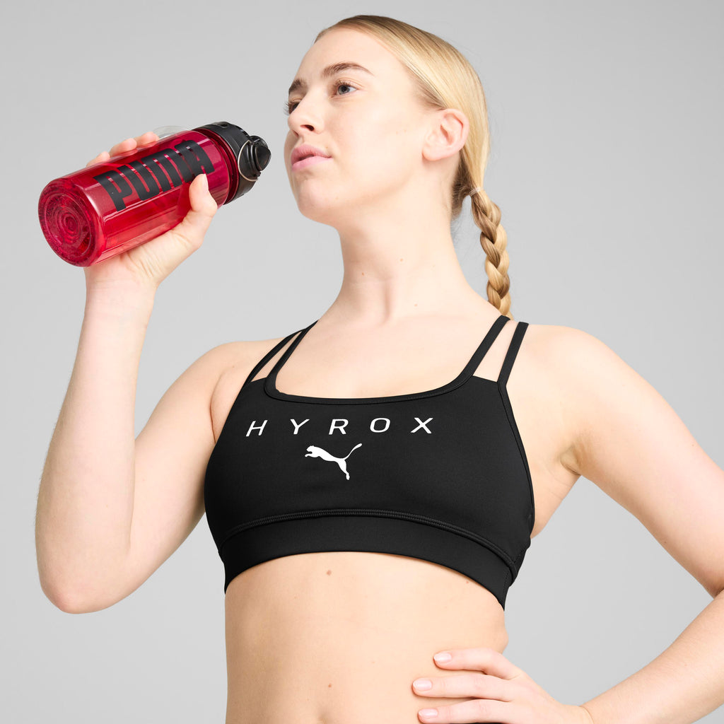 W Puma X Hyrox Move Strappy Bra Puma Black
