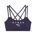W Puma X Hyrox Move Strappy Bra Deep Plum