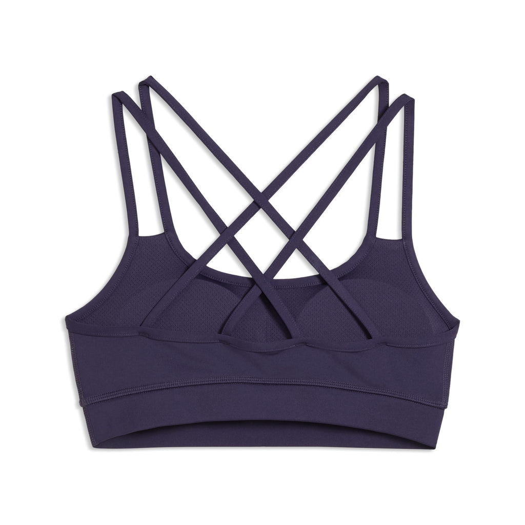 W Puma X Hyrox Move Strappy Bra Deep Plum