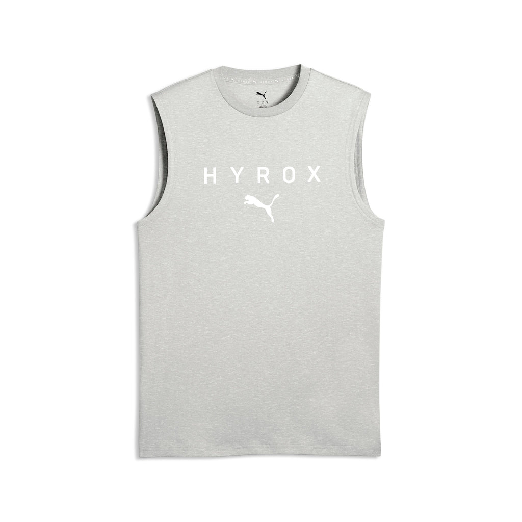 Unisex Puma X Hyrox Cutoff Tank Light Gray Heather