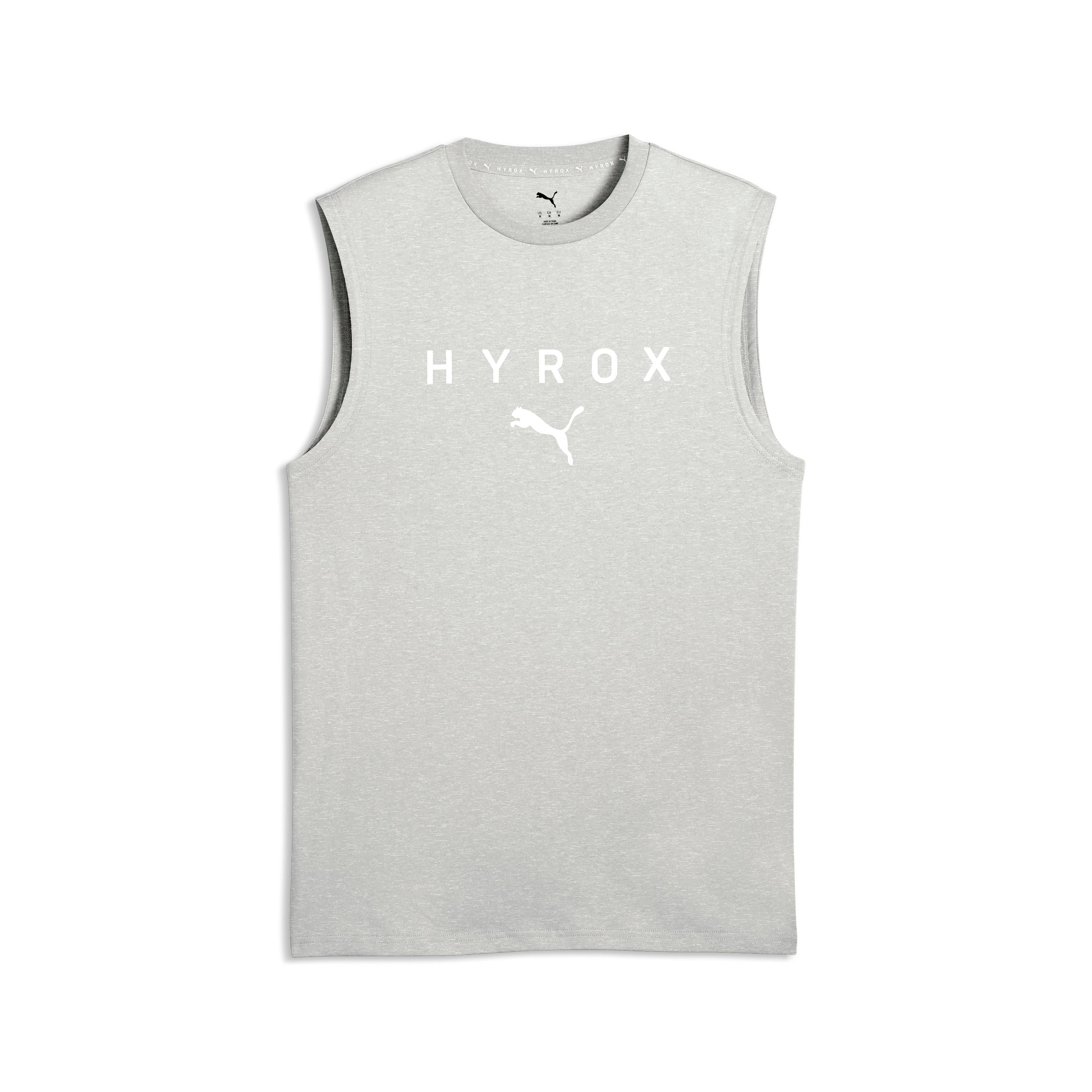 Unisex Puma X Hyrox Cutoff Tank Light Gray Heather