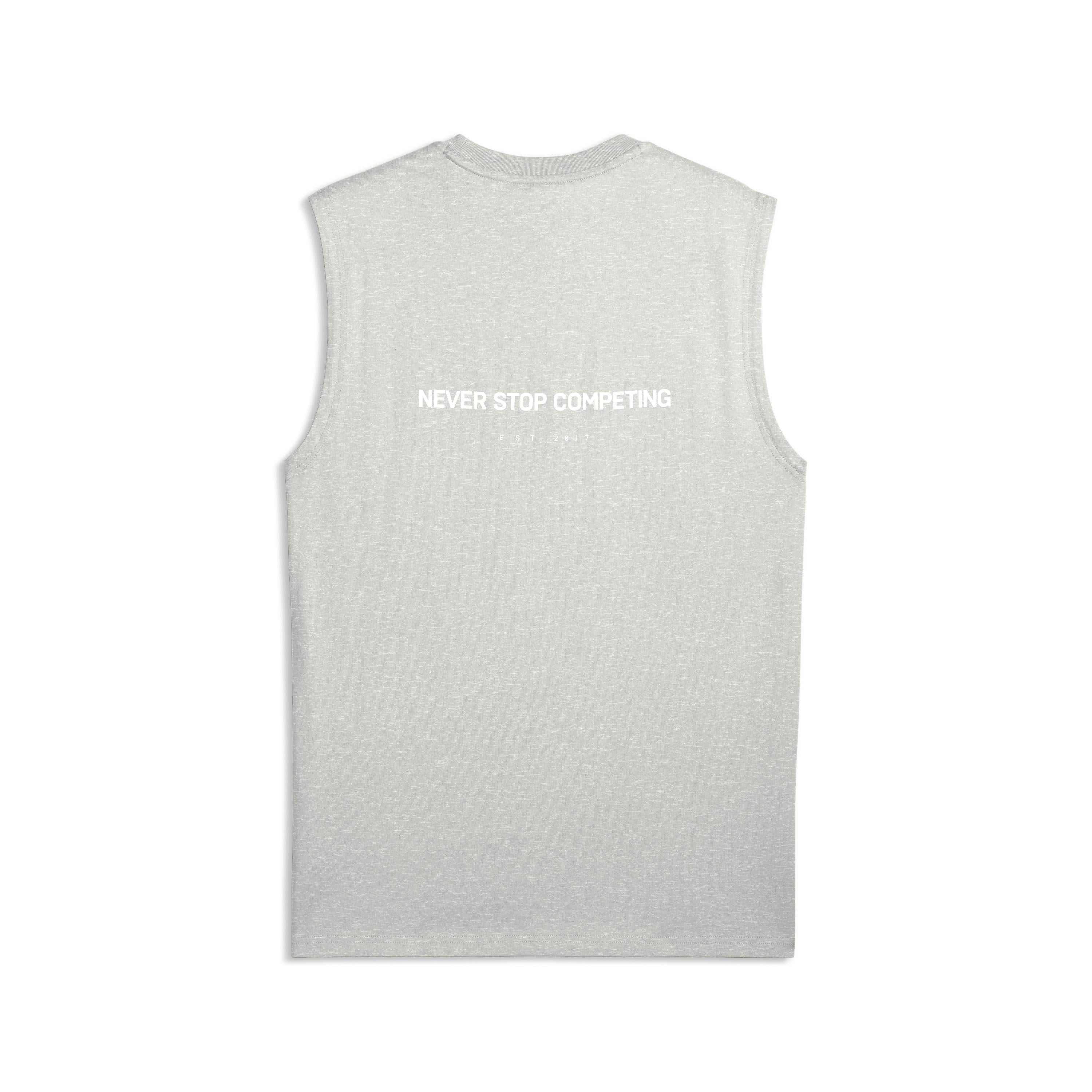Unisex Puma X Hyrox Cutoff Tank Light Gray Heather
