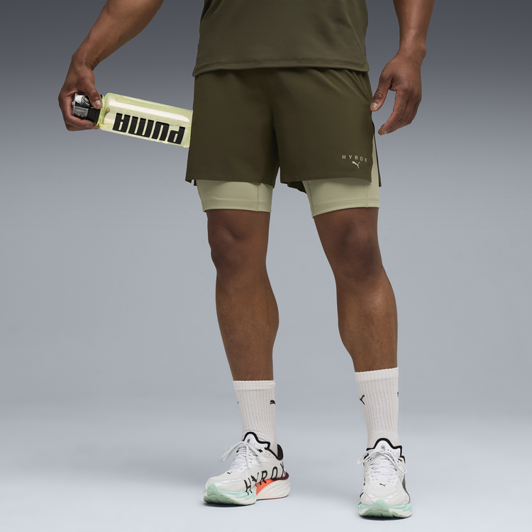 Train Short 2in1 PUMA x HYROX Green Army
