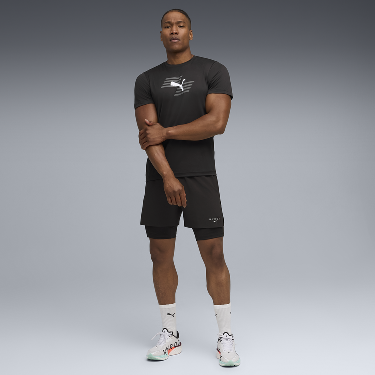 Poly Graphic Tee PUMA x HYROX Black