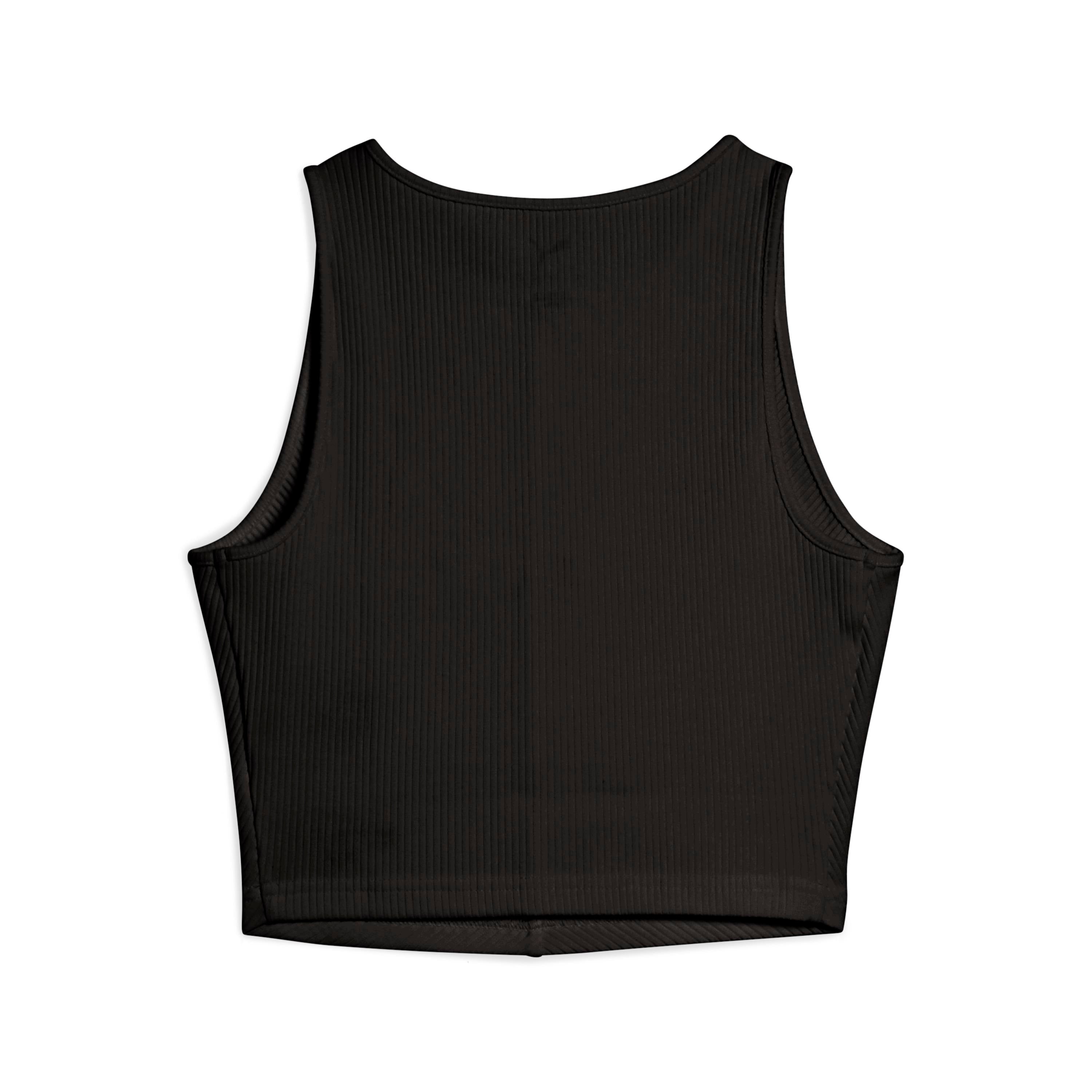 W Puma X Hyrox Rib Crop Tank Puma Black