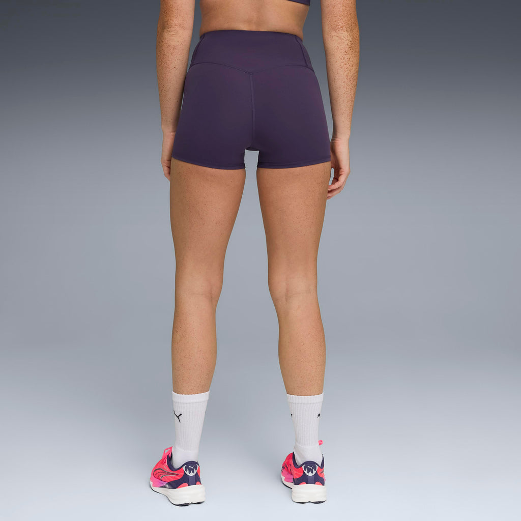 W Puma X Hyrox Shapeluxe 3" Tight Short Deep Plum