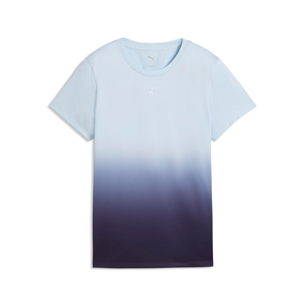 W Puma X Hyrox Poly Graphic Tee Lucite Deep Plum