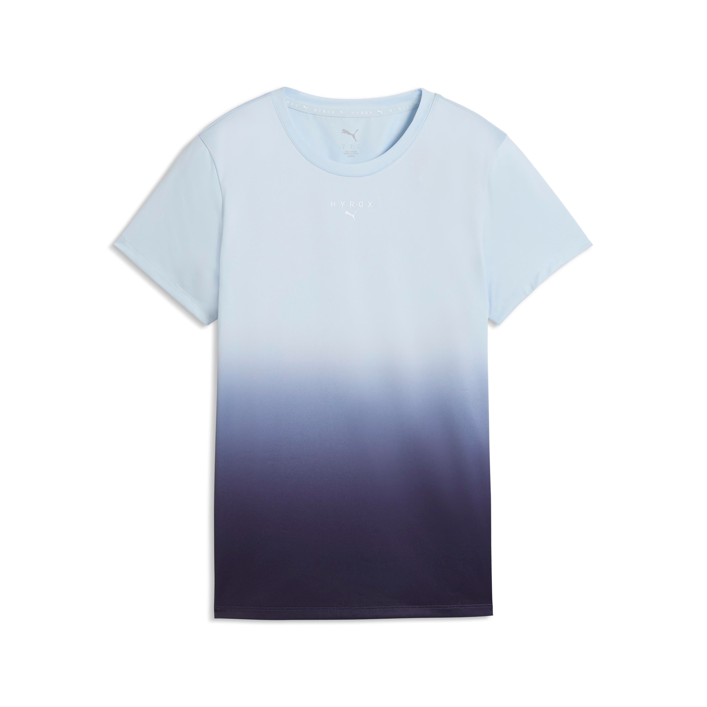 W Puma X Hyrox Poly Graphic Tee Lucite Deep Plum