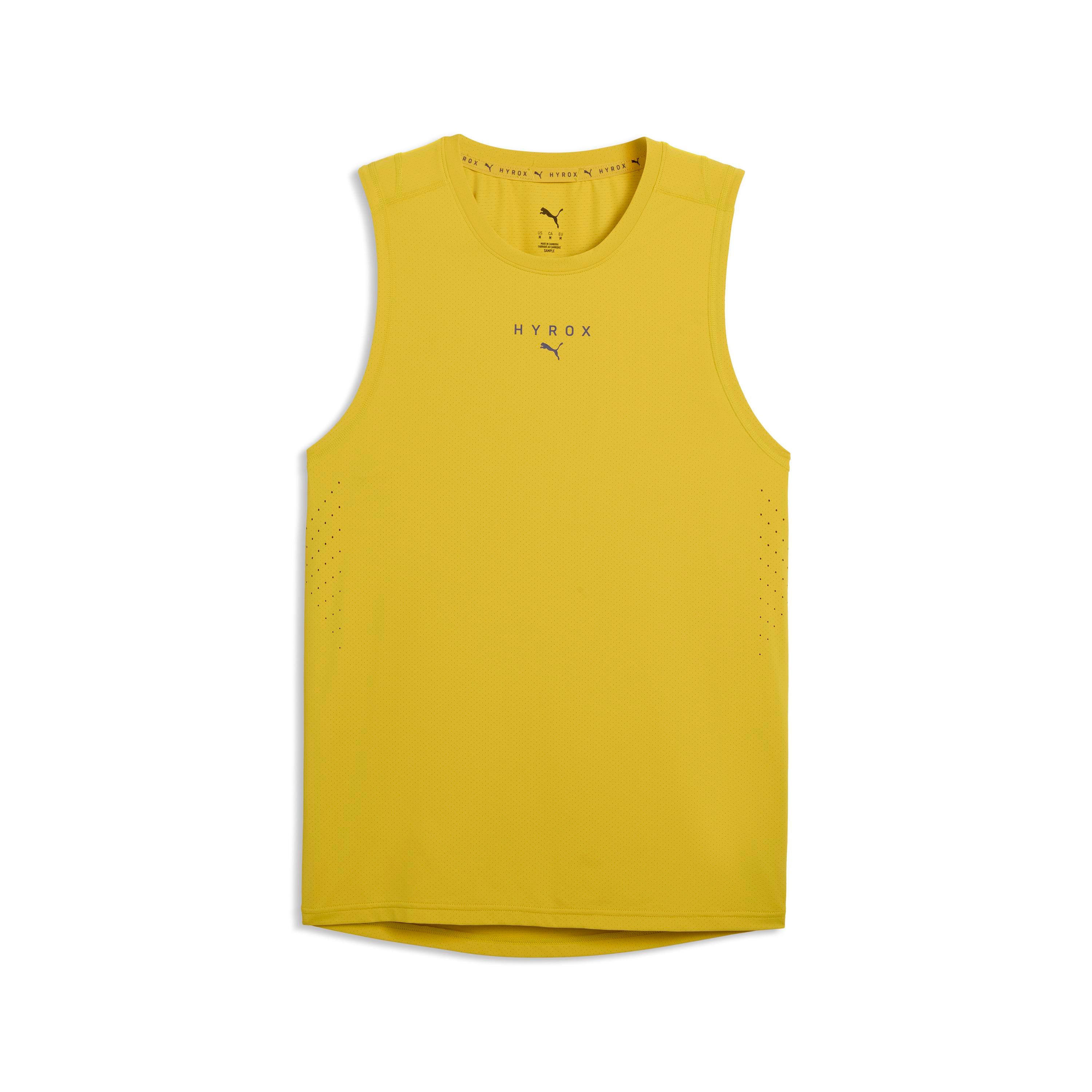 M Puma X Hyrox Dryelite Training Tank Dazzling Yellow