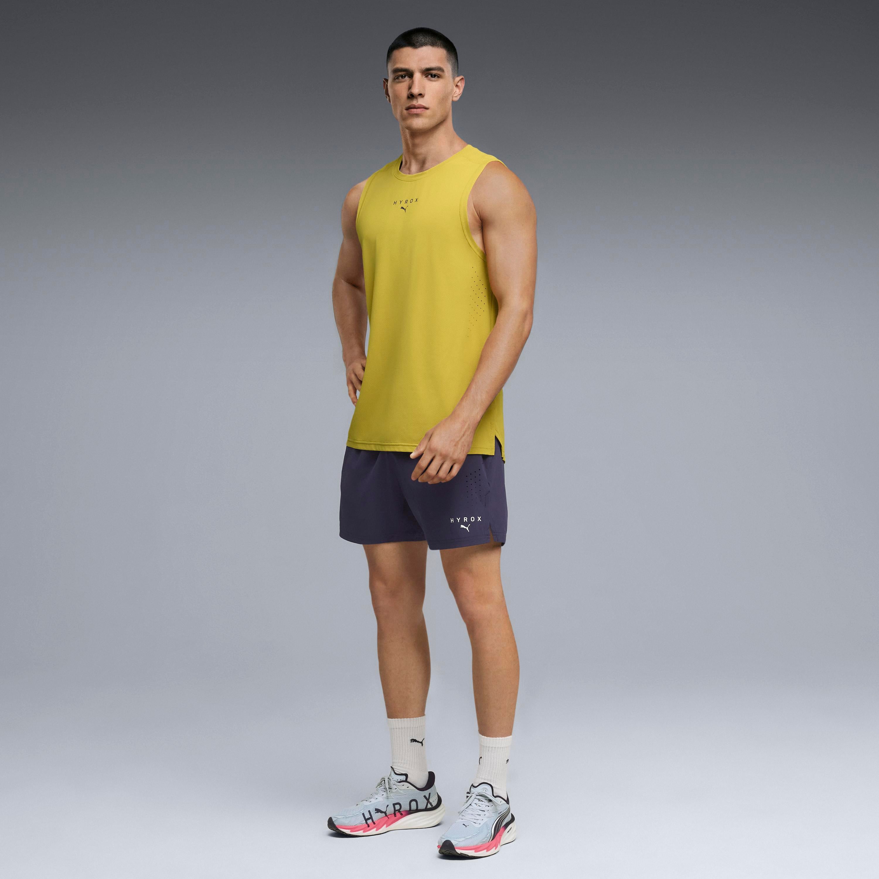 M Puma X Hyrox Dryelite Training Tank Dazzling Yellow
