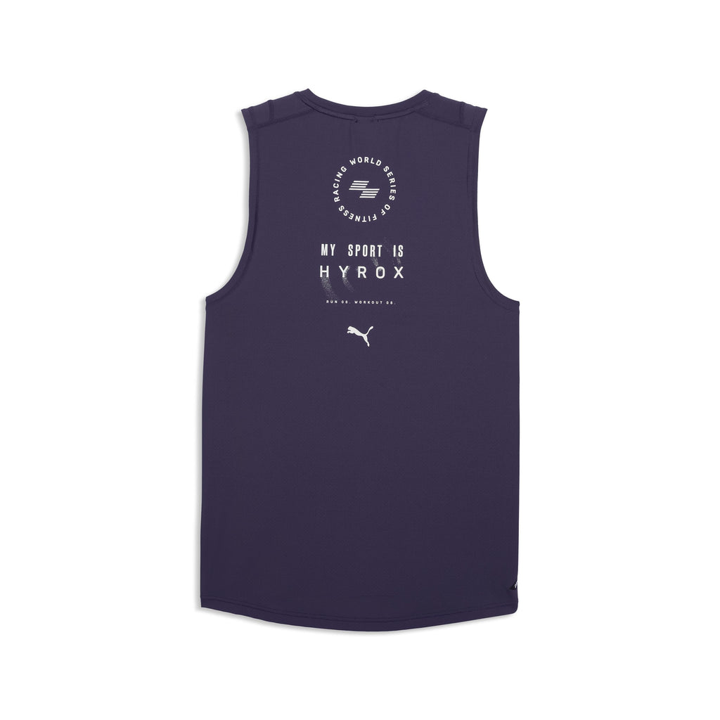 M Puma X Hyrox Dryelite Training Tank Deep Plum