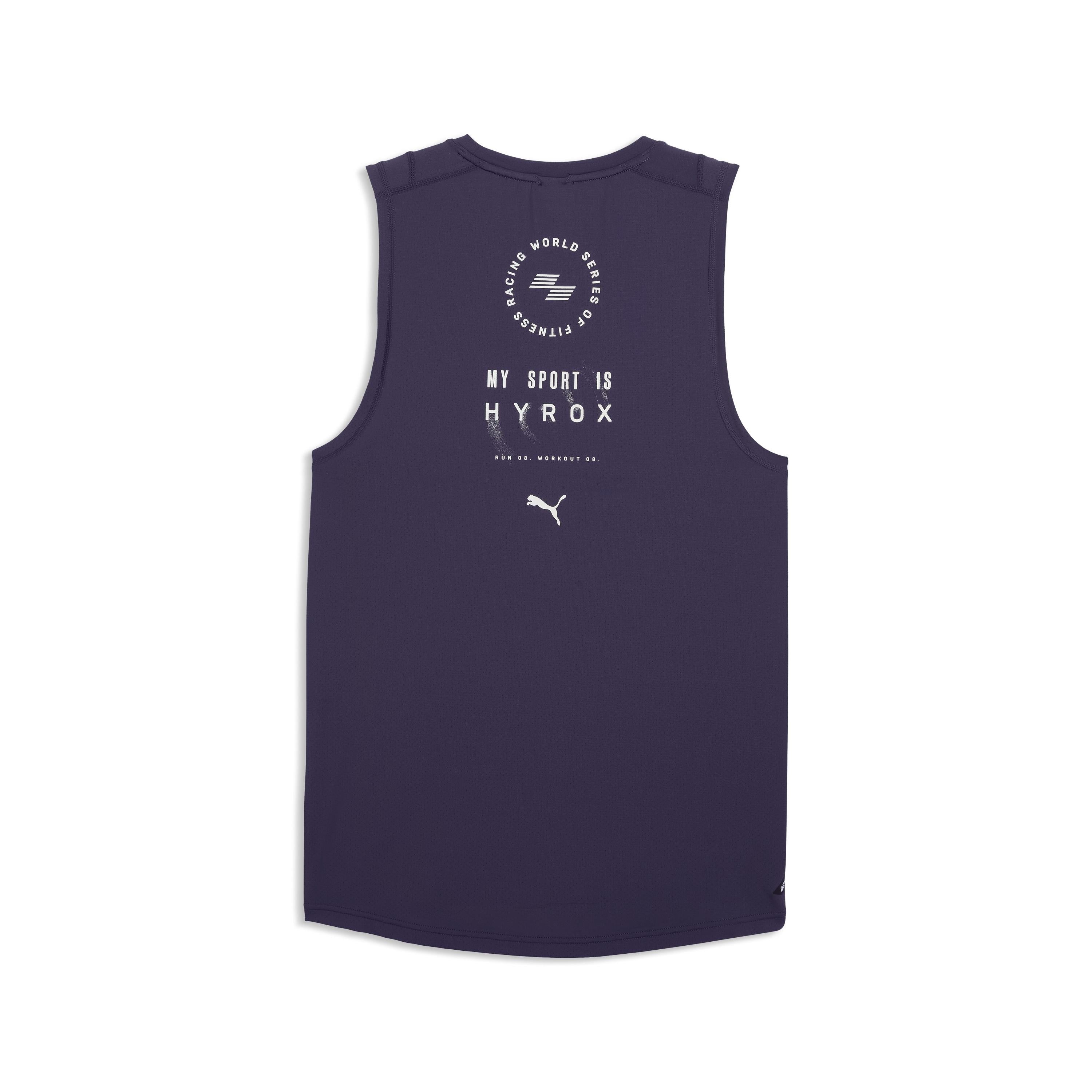 M Puma X Hyrox Dryelite Training Tank Deep Plum