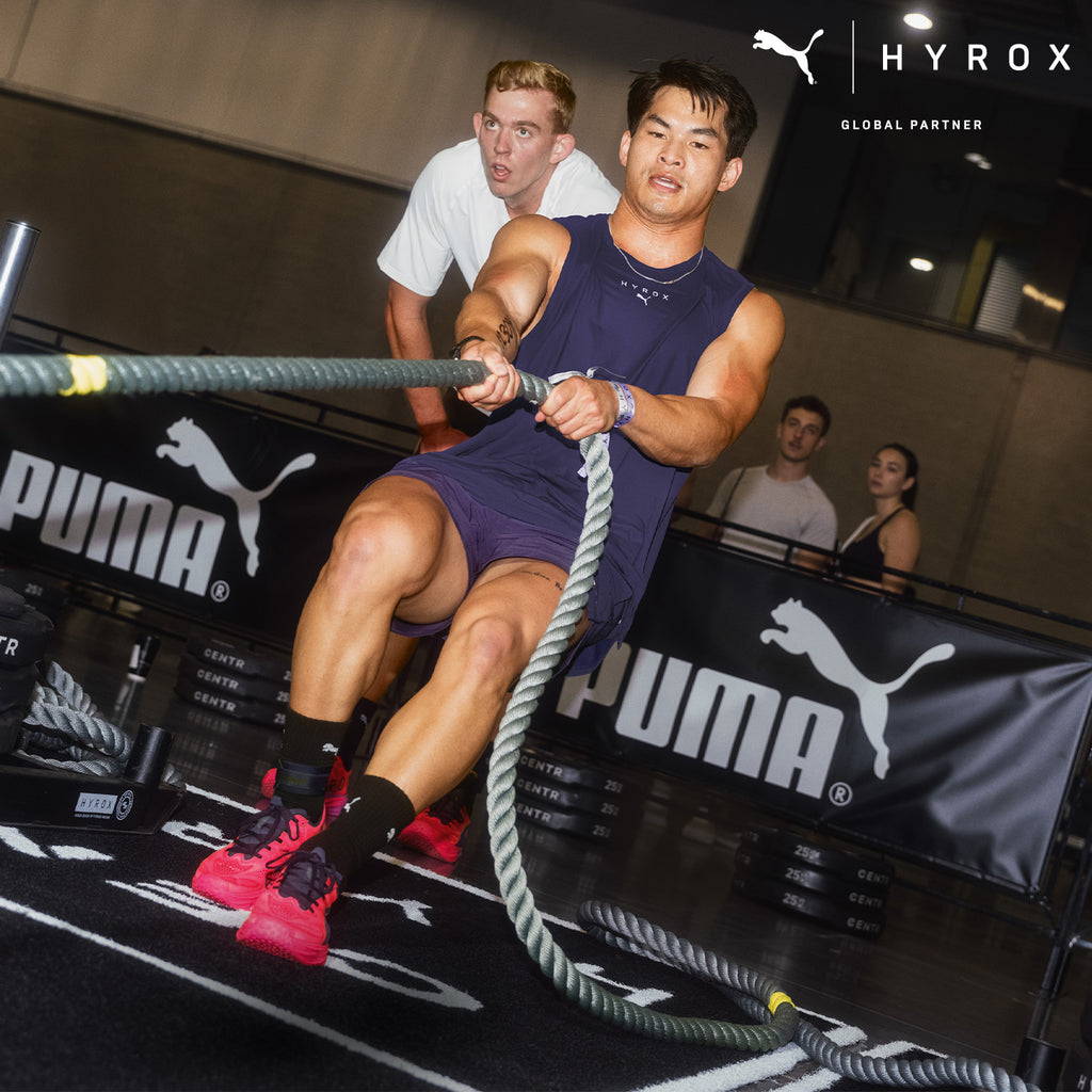 M Puma X Hyrox Dryelite Training Tank Deep Plum