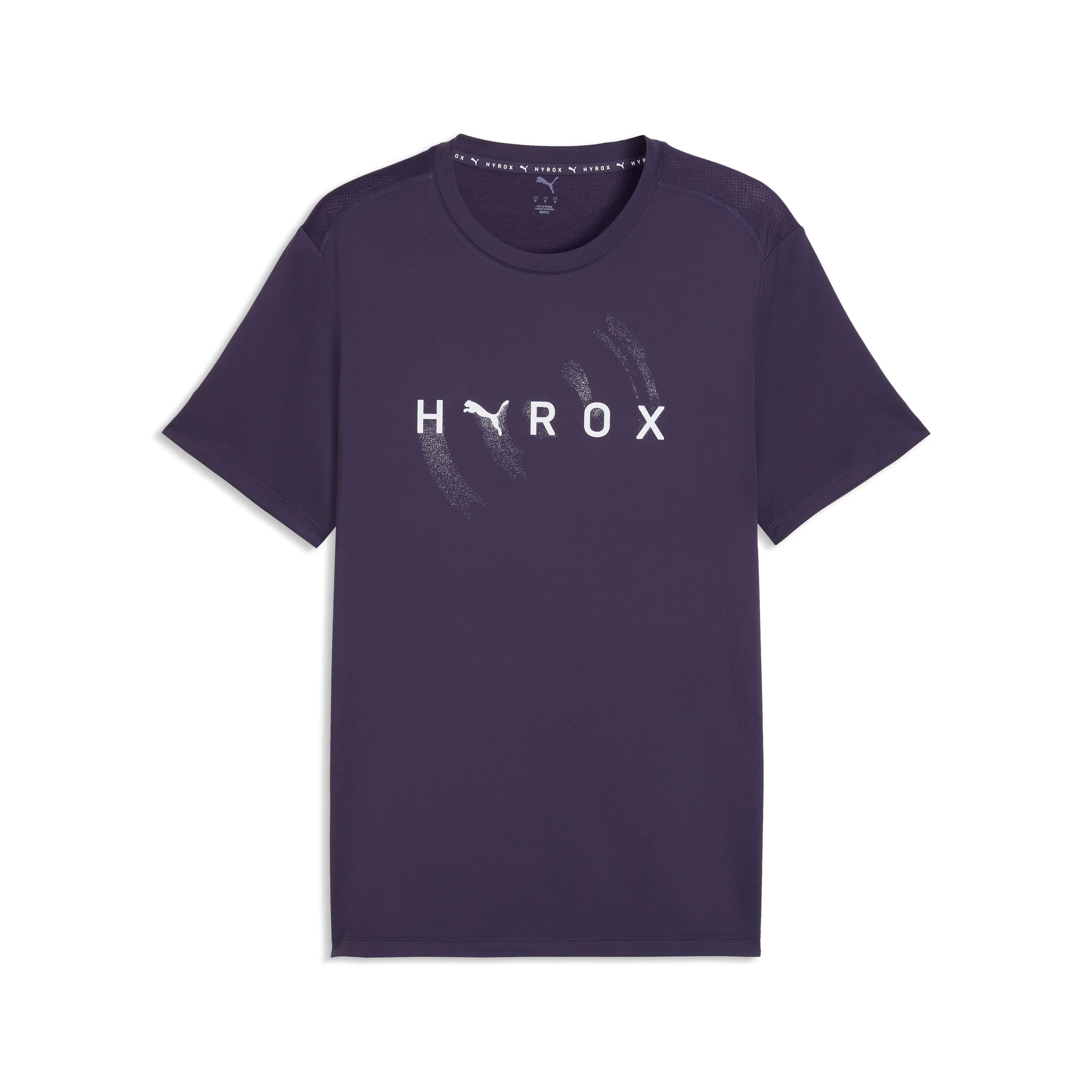 M Puma X Hyrox Cloudspun Thermoadapt Tee Deep Plum