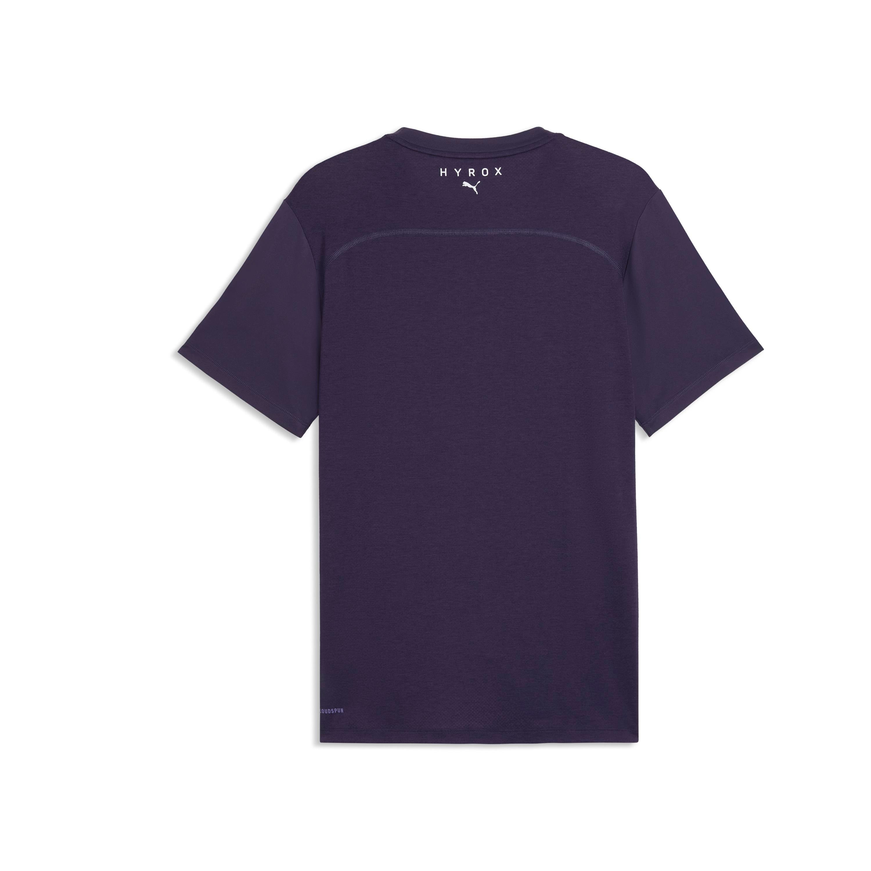 M Puma X Hyrox Cloudspun Thermoadapt Tee Deep Plum