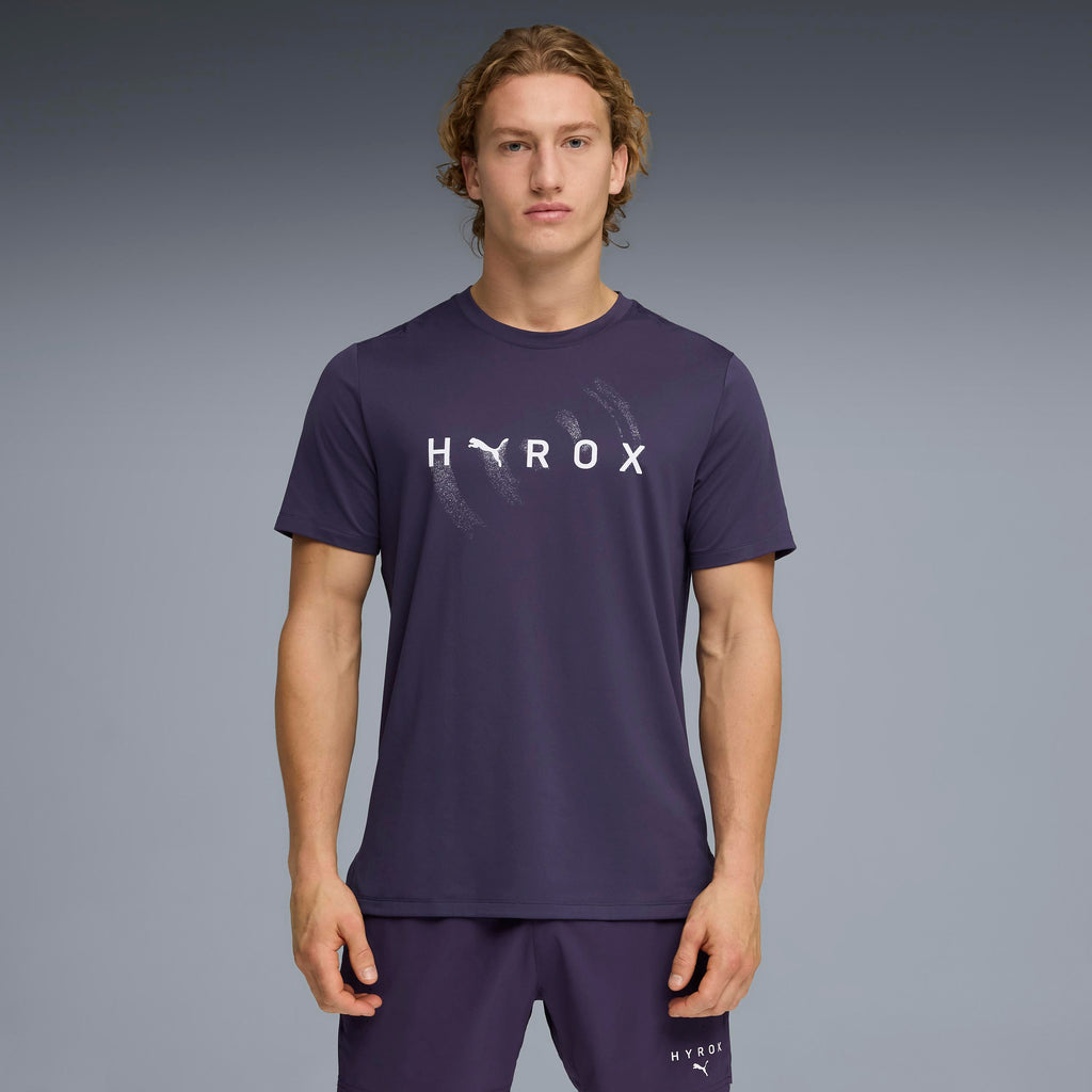 M Puma X Hyrox Cloudspun Thermoadapt Tee Deep Plum