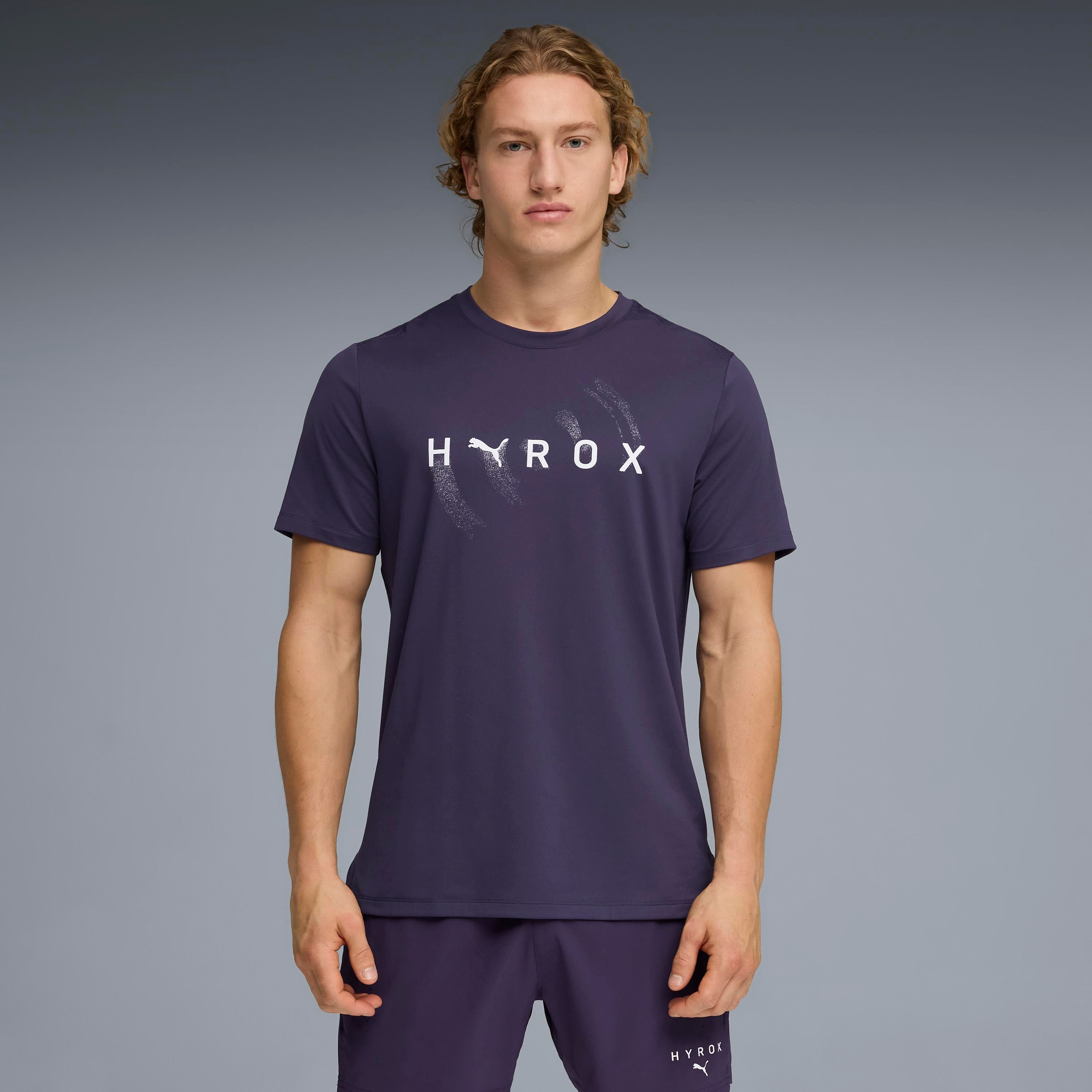 M Puma X Hyrox Cloudspun Thermoadapt Tee Deep Plum