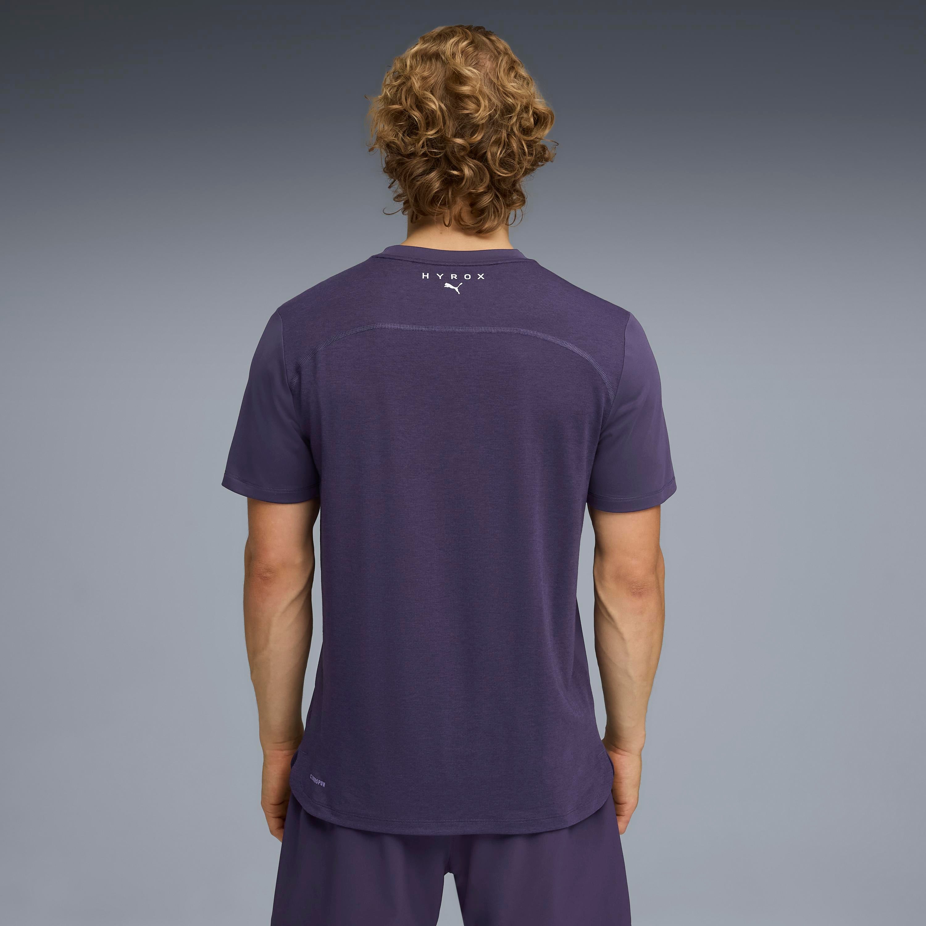 M Puma X Hyrox Cloudspun Thermoadapt Tee Deep Plum