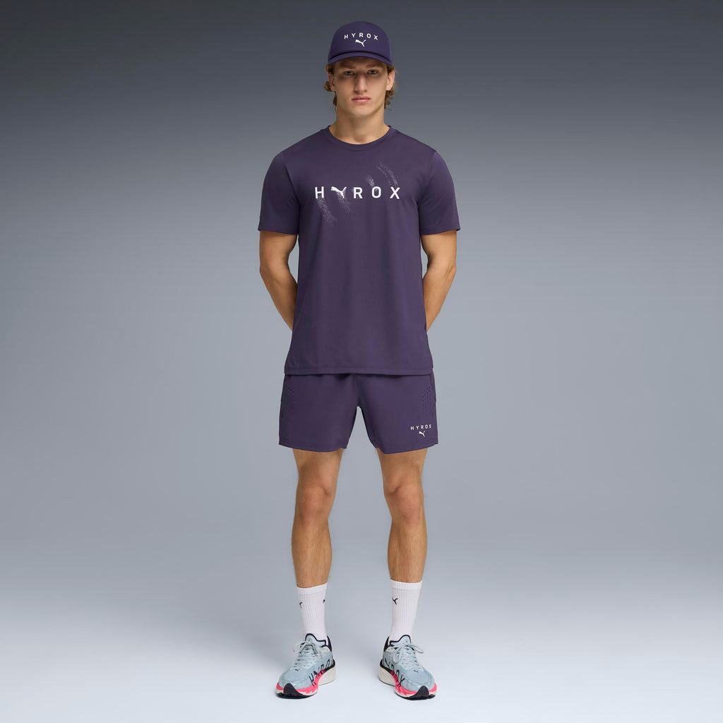 M Puma X Hyrox Cloudspun Thermoadapt Tee Deep Plum