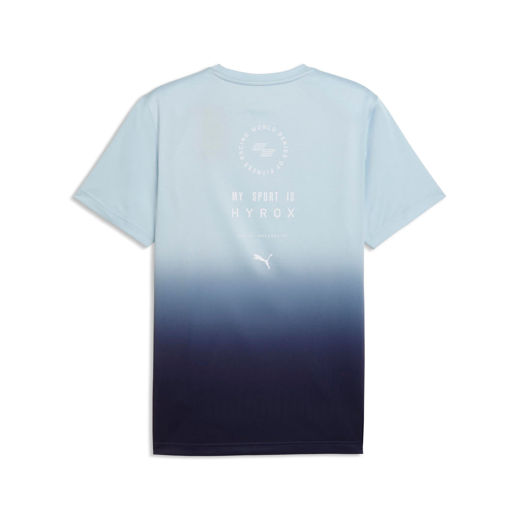 M Puma X Hyrox Poly Graphic Tee Lucite Deep Plum