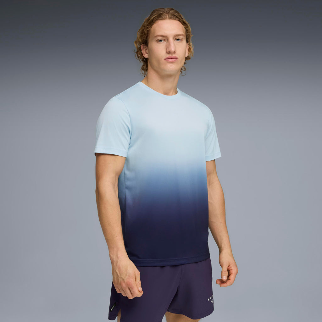 M Puma X Hyrox Poly Graphic Tee Lucite Deep Plum