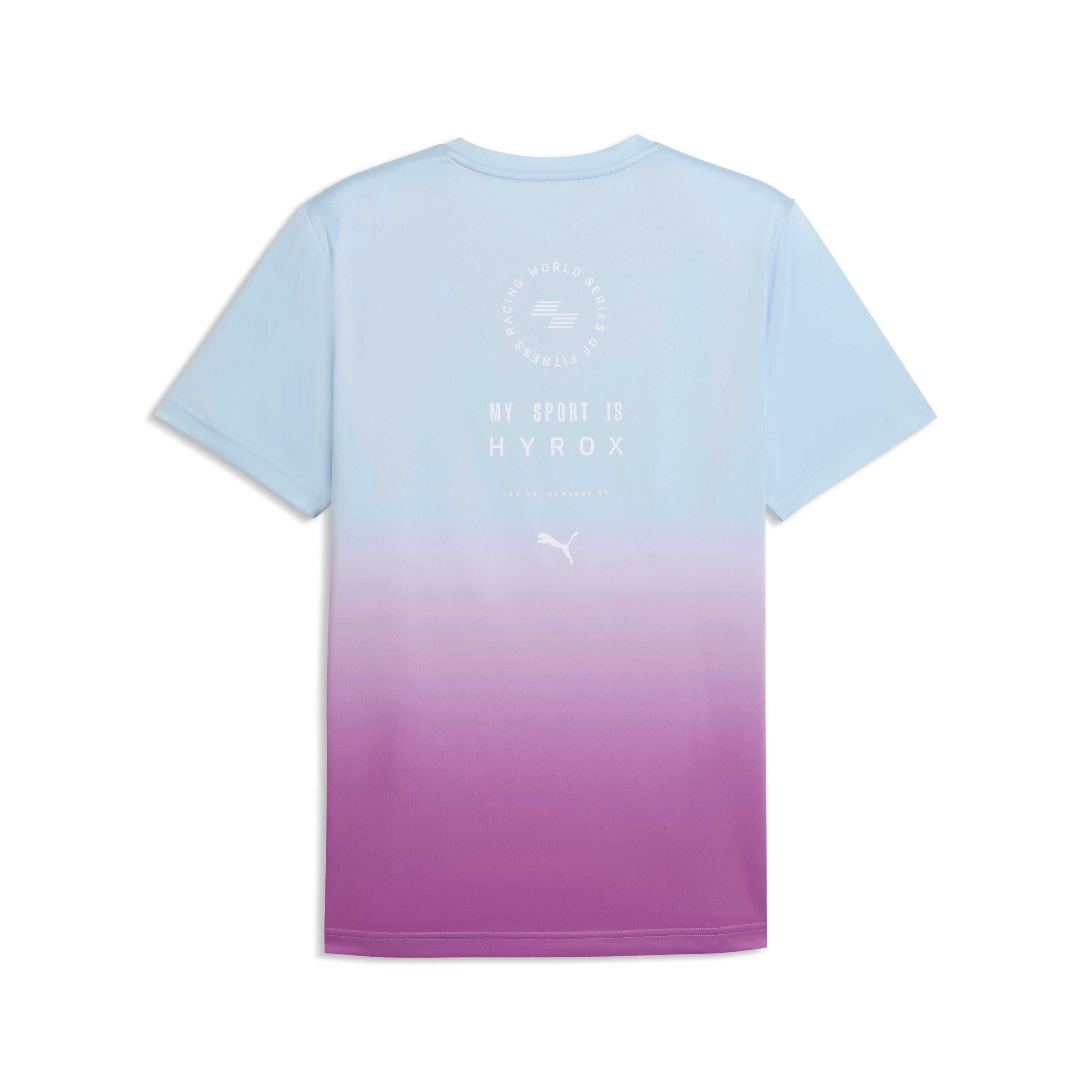M Puma X Hyrox Poly Graphic Tee Lucite Electric Orchid
