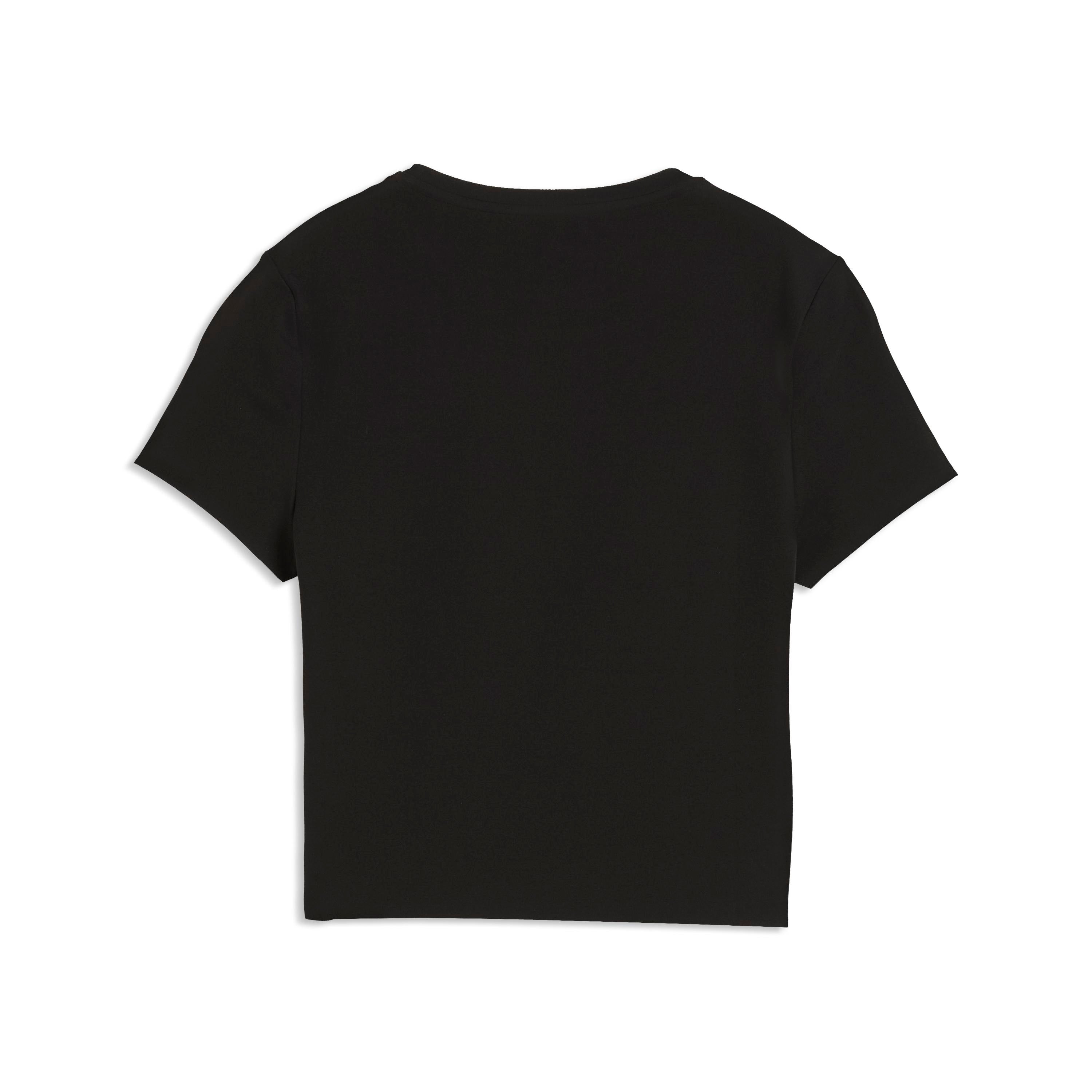 W Puma X Hyrox Shapeluxe Ss Crop Tee Puma Black