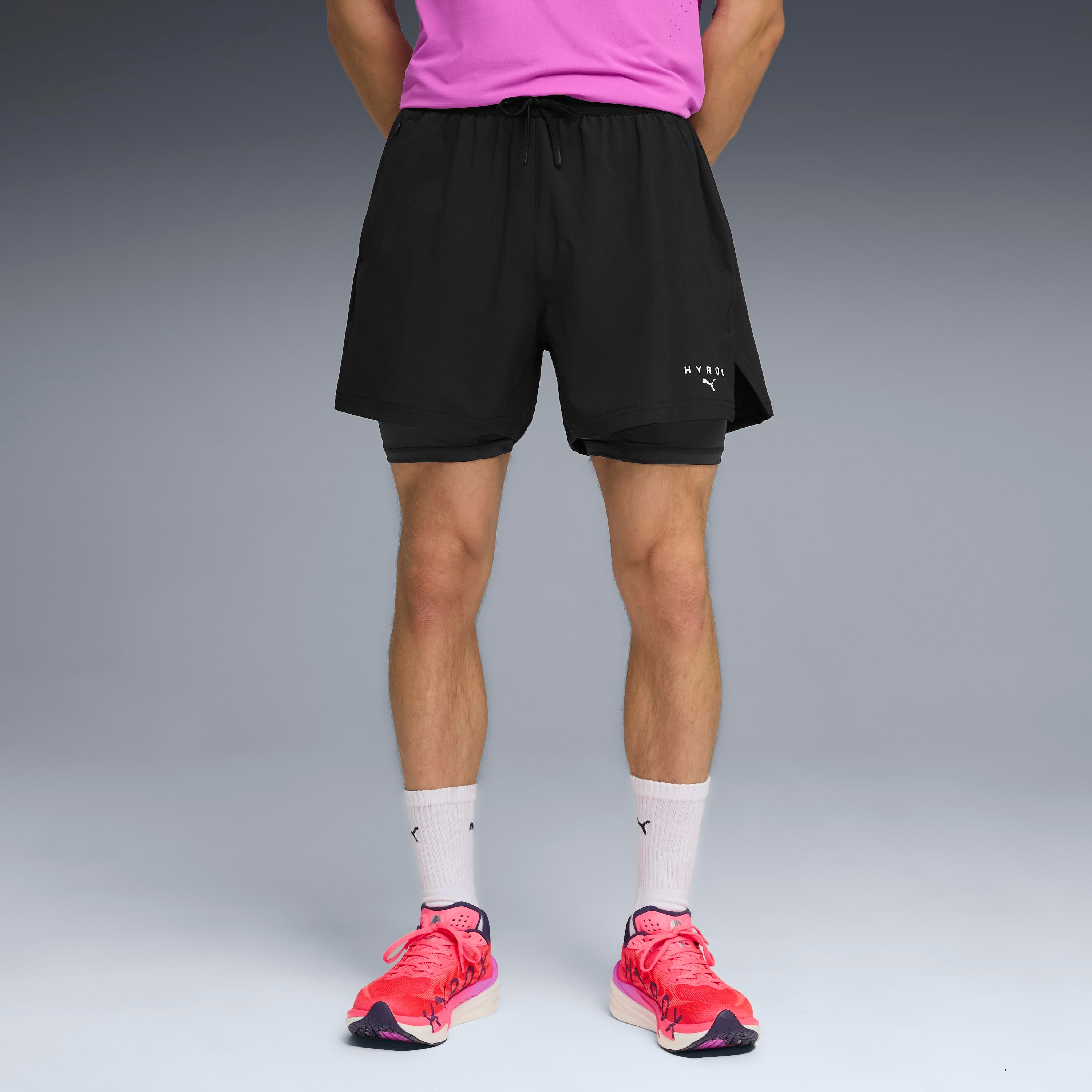 M Puma X Hyrox Dryelite 2In1 Short Puma Black