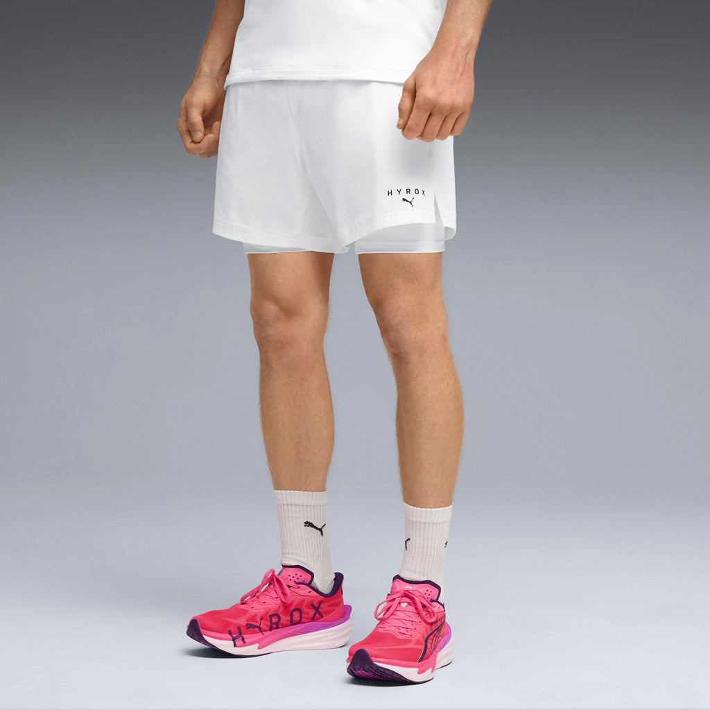 M Puma X Hyrox Dryelite 2In1 Short Puma White
