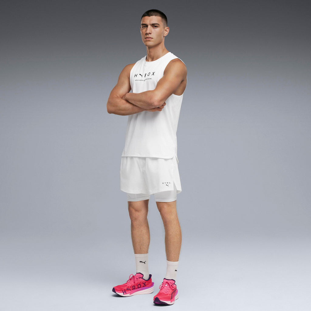 M Puma X Hyrox Dryelite 2In1 Short Puma White