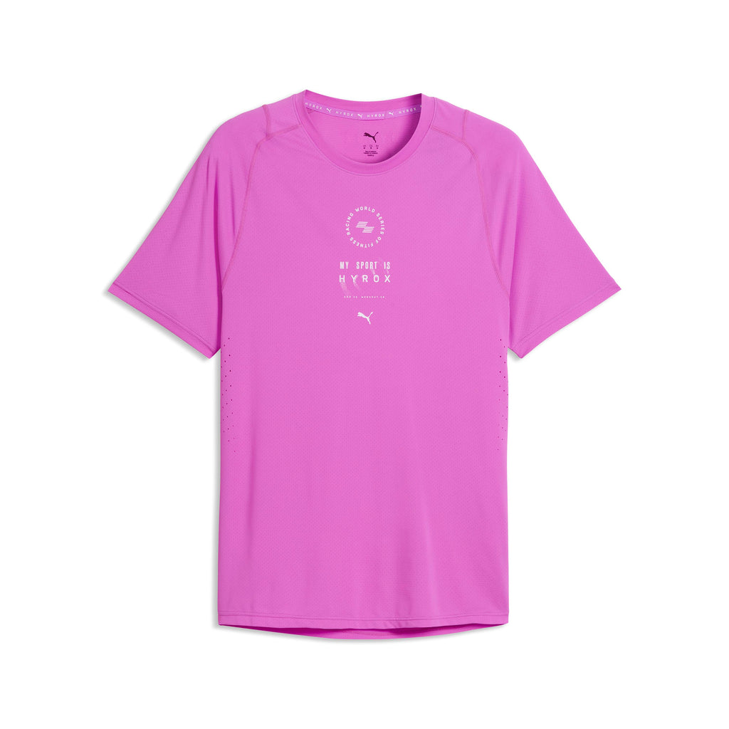 M Puma X Hyrox Dryelite Training Tee Electric Orchid