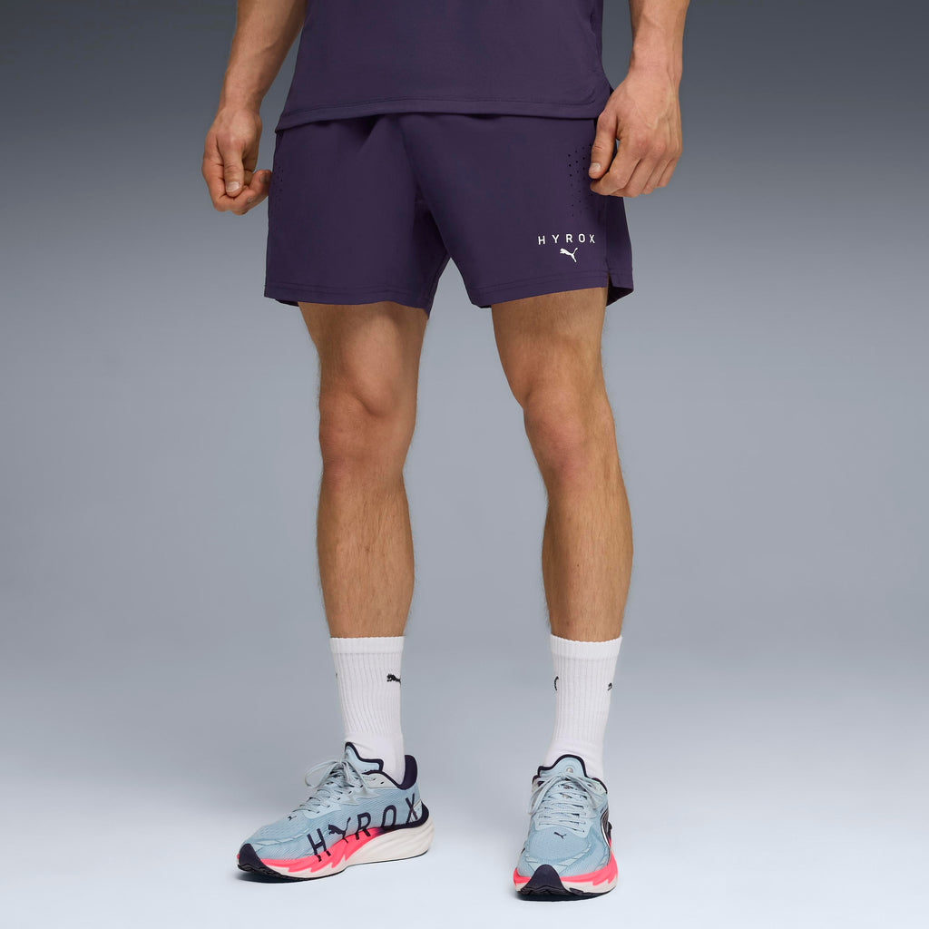 M Puma X Hyrox Dryelite 5" Short Deep Plum