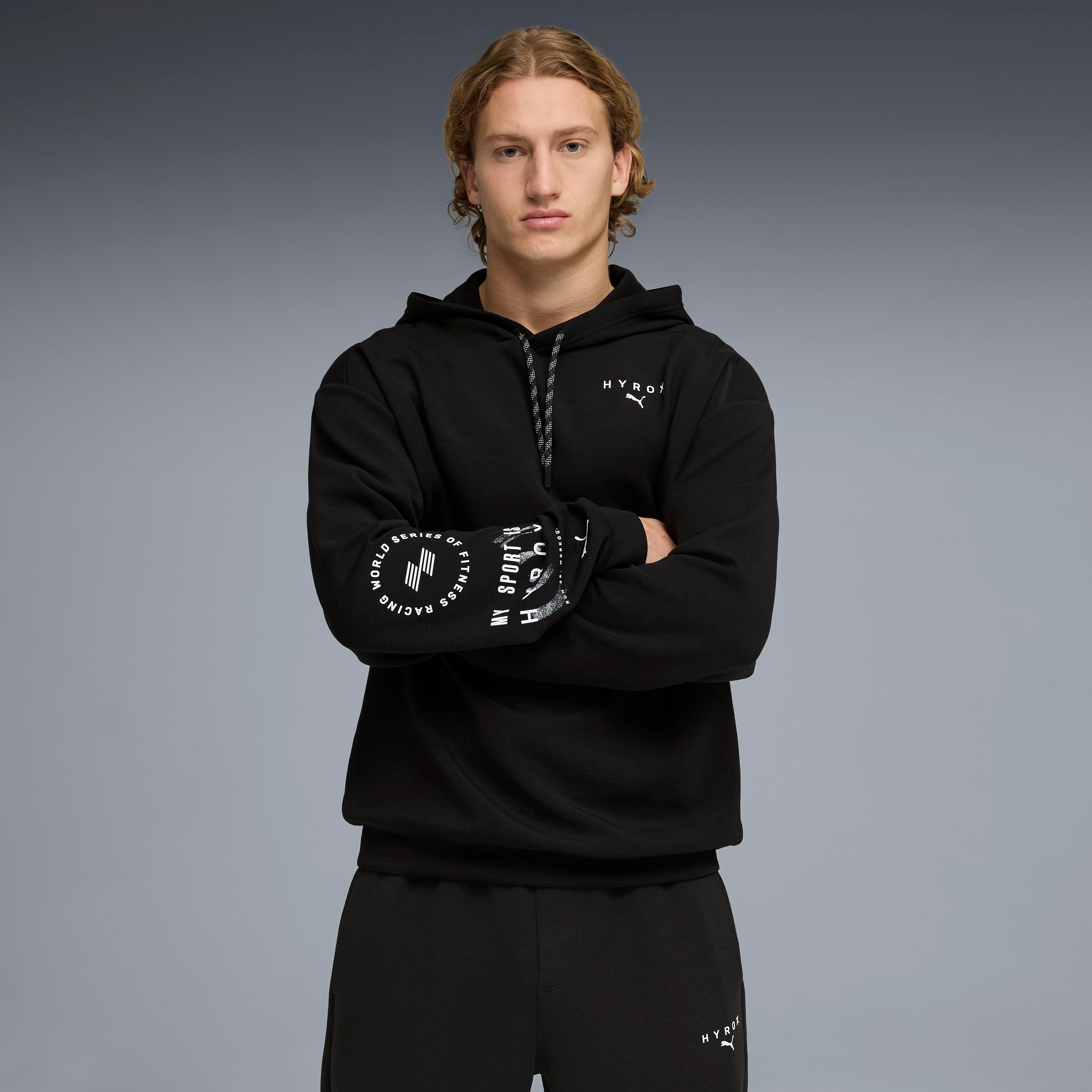 M Puma X Hyrox Cloudspun Hoodie Puma Black