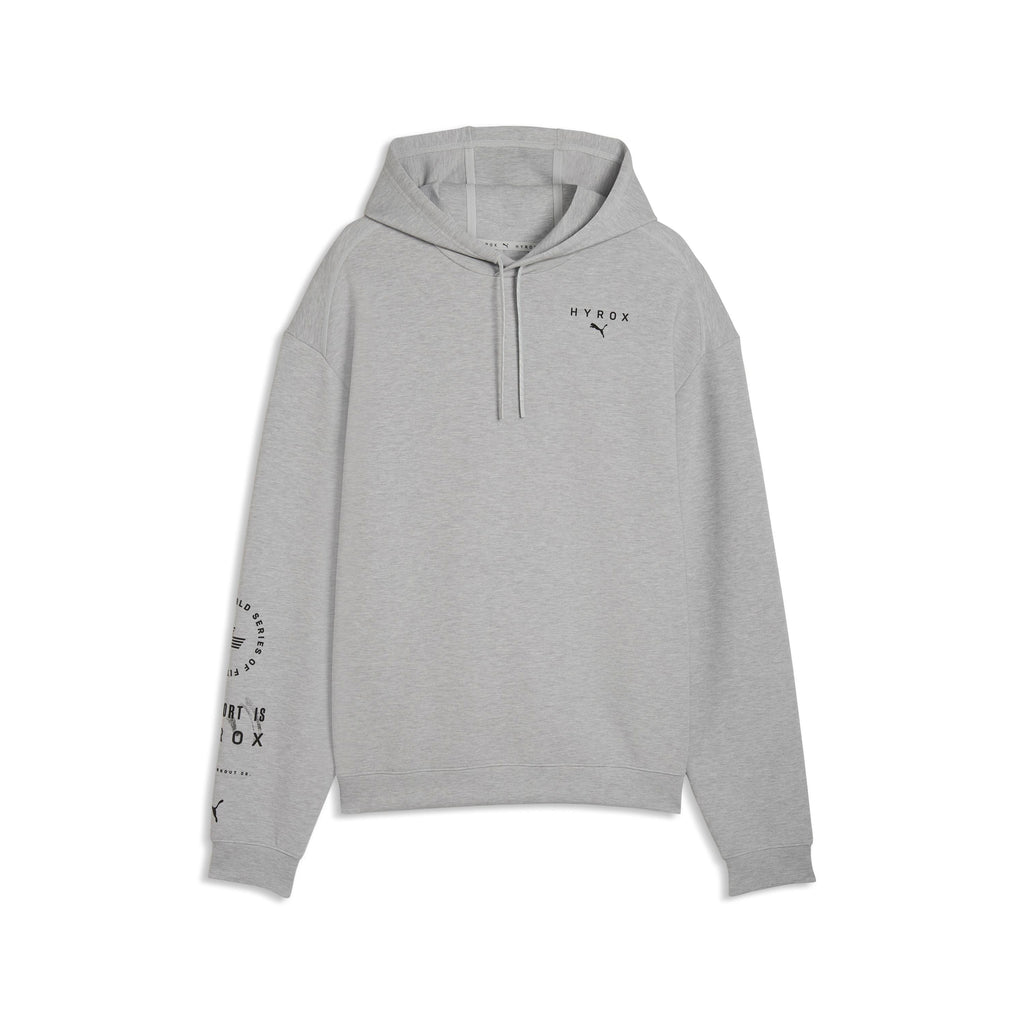 M Puma X Hyrox Cloudspun Hoodie Light Gray Heather