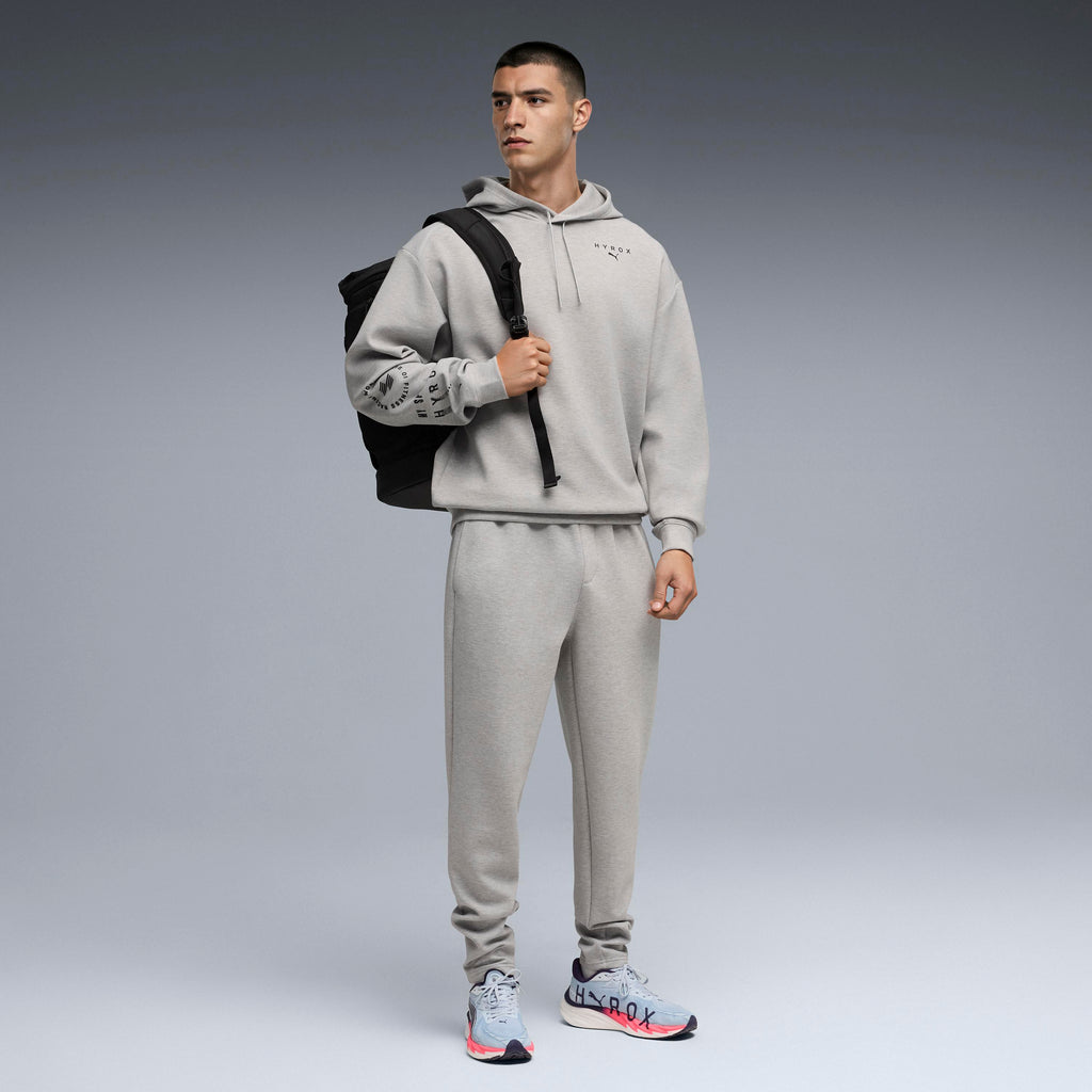 M Puma X Hyrox Cloudspun Hoodie Light Gray Heather