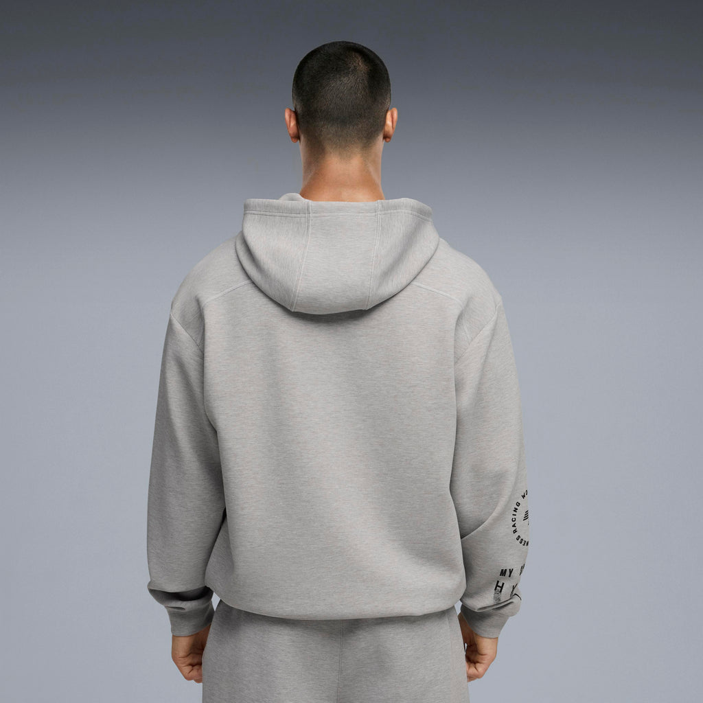 M Puma X Hyrox Cloudspun Hoodie Light Gray Heather