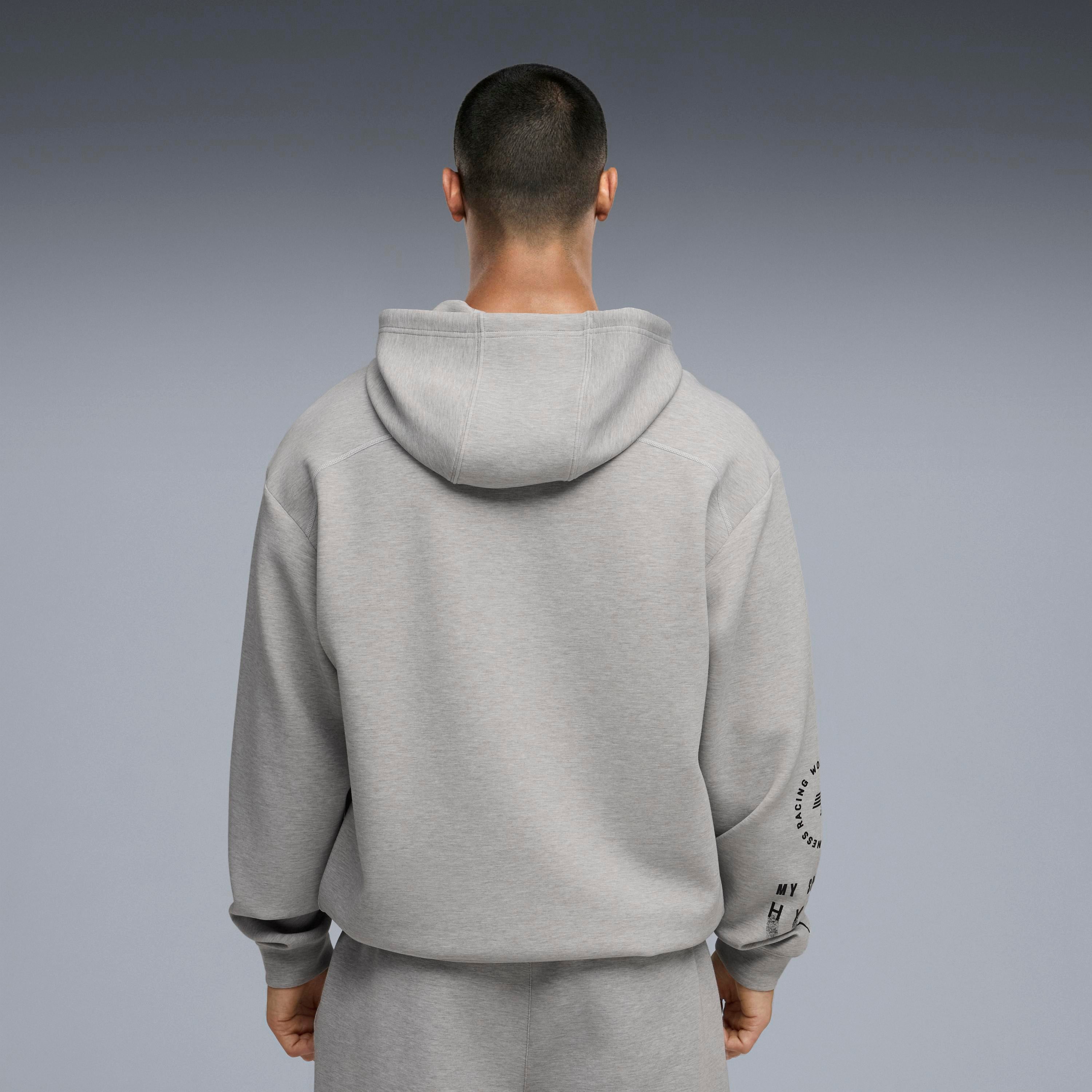 M Puma X Hyrox Cloudspun Hoodie Light Gray Heather