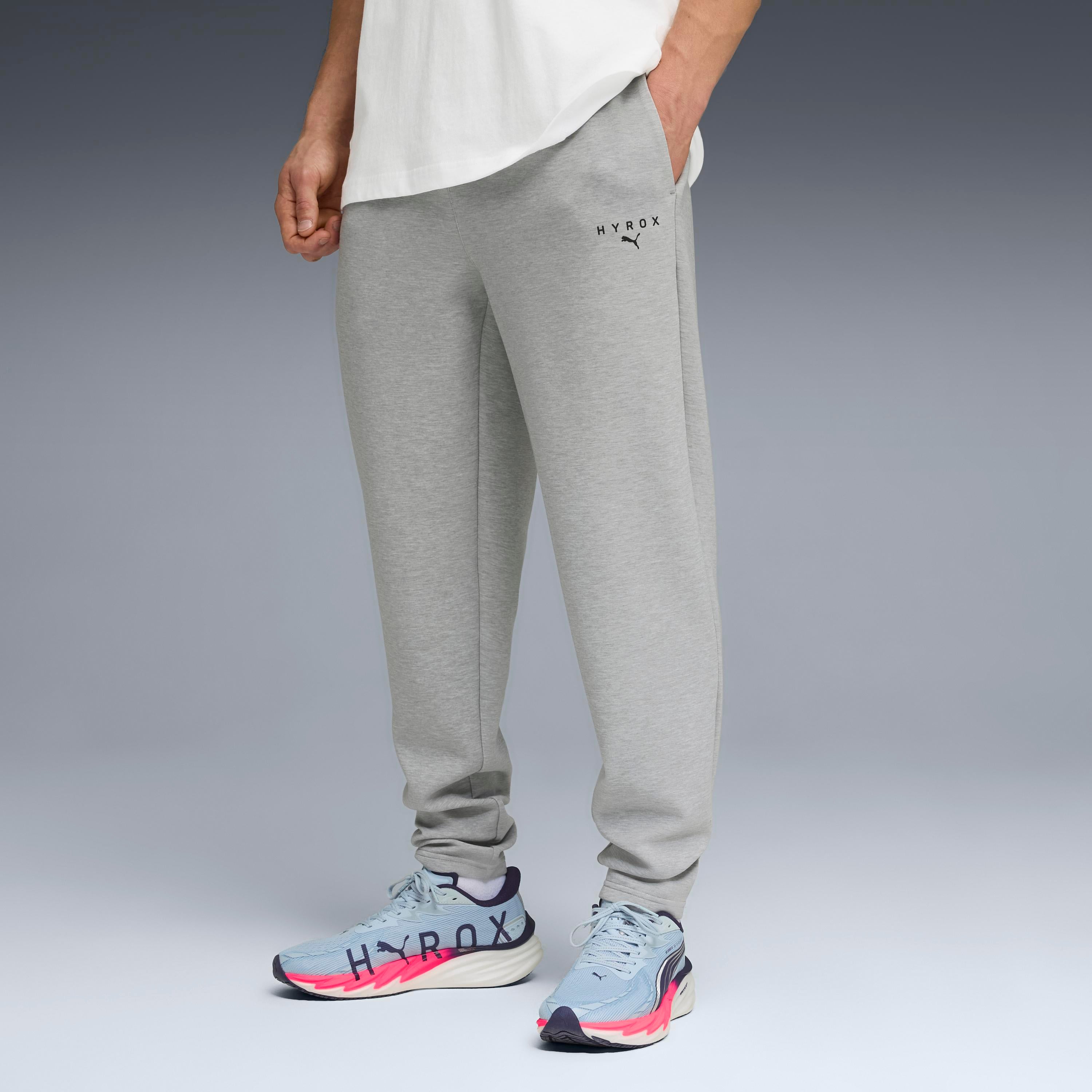 M Puma X Hyrox Cloudspun Elevated Pant Light Gray Heather