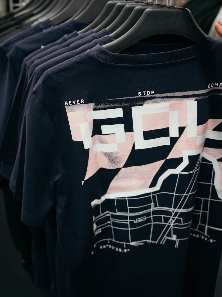 GDL City Navy Logo Men's Tee
