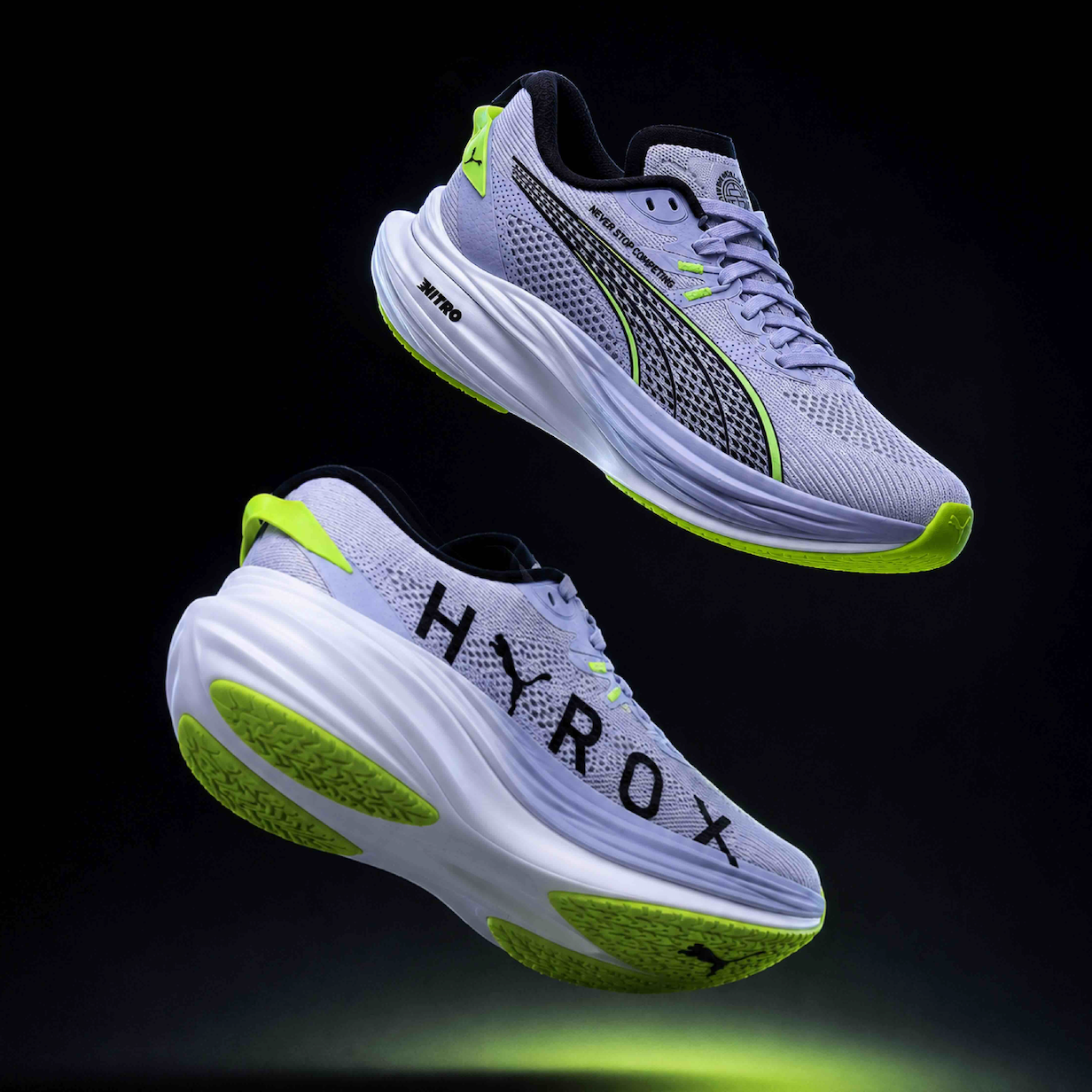 Deviate NITRO 3 PUMA X HYROX Cool Weather Green